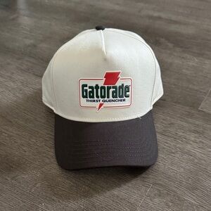 Gatorade White and Black Cap